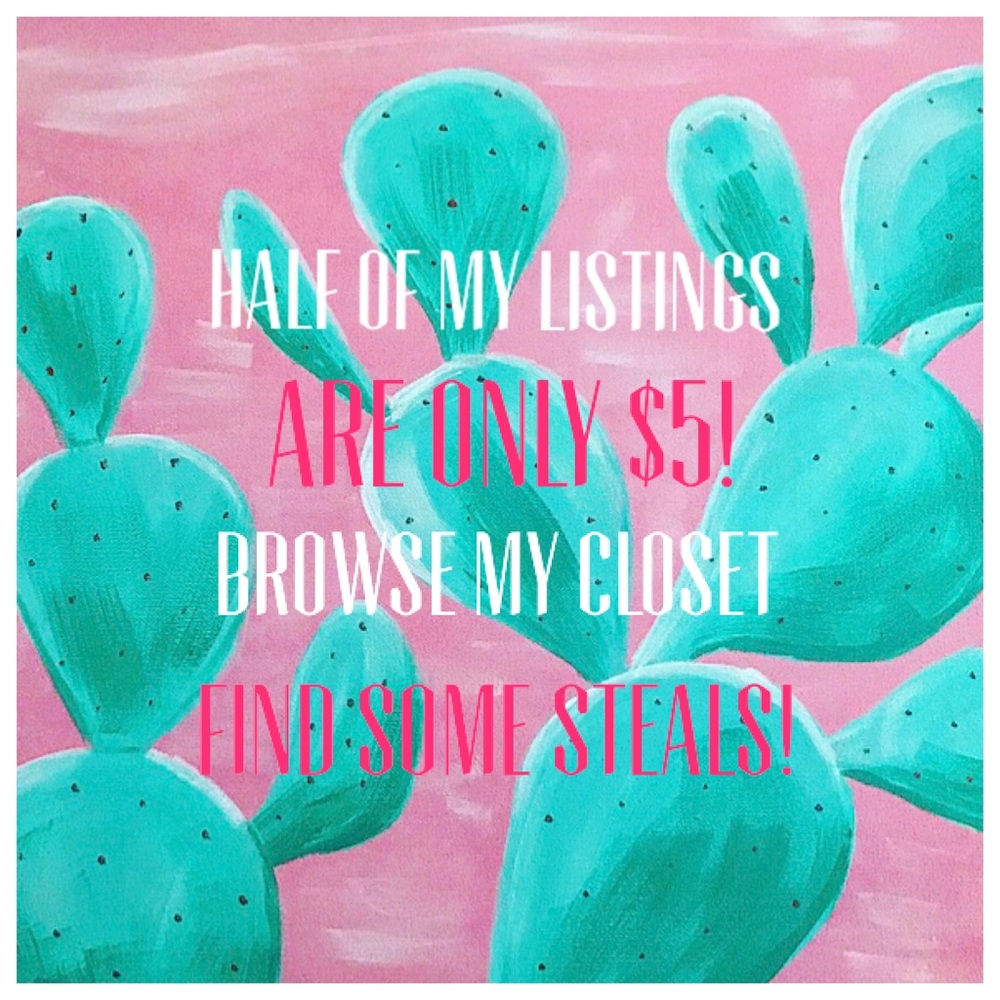 Half of my listings are only $5!